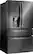 Angle. LG - 29.7 Cu. Ft. 4-Door Door-in-Door French Door Refrigerator - Black Stainless Steel.