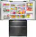 Alt View 1. LG - 29.7 Cu. Ft. 4-Door Door-in-Door French Door Refrigerator - Black Stainless Steel.