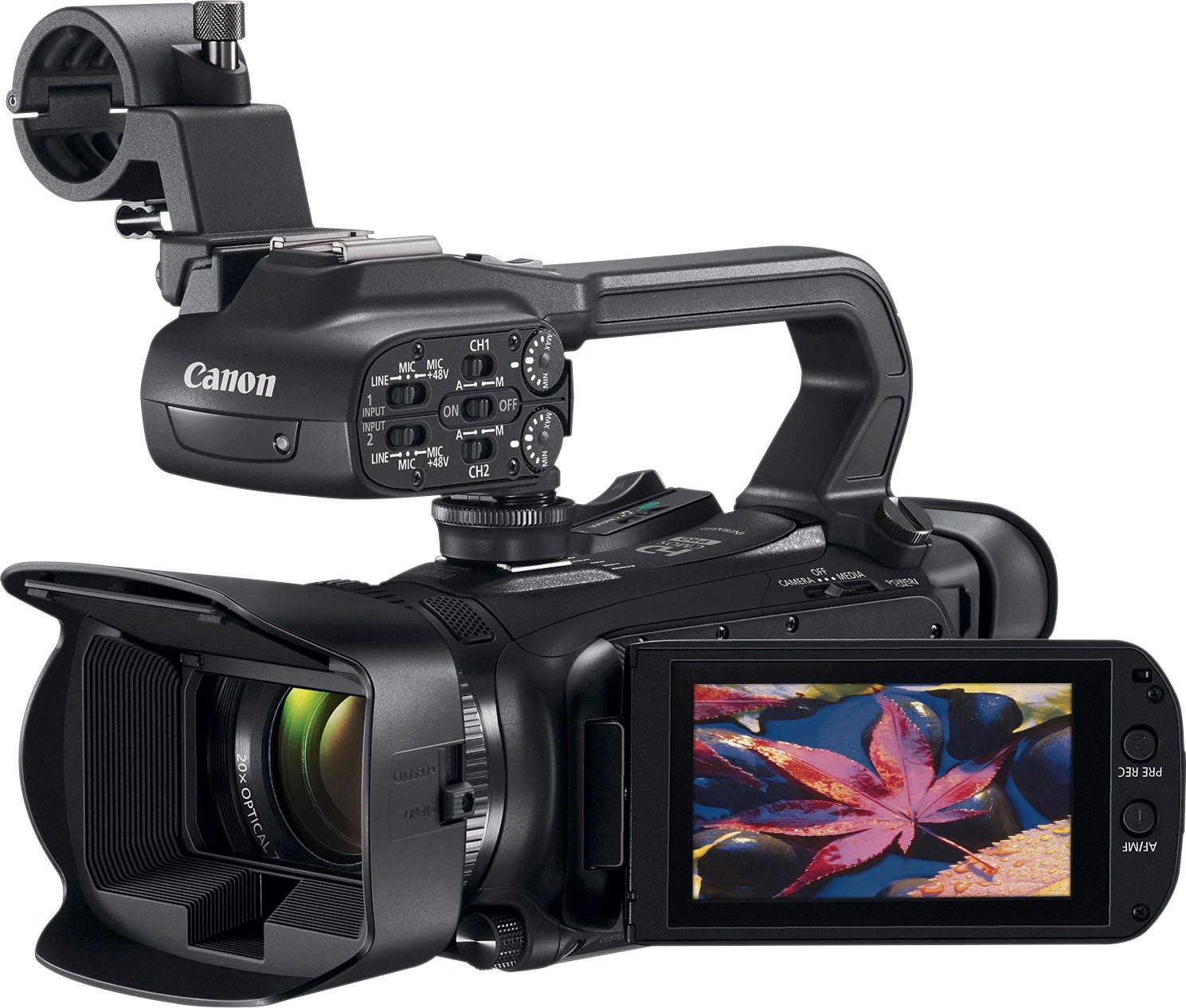 Angle View: Canon - XA11 HD Flash Memory Premium Camcorder - Black