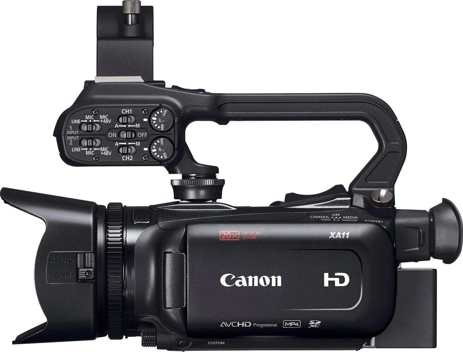 aeronave Memoria Alentar Best Buy: Canon XA11 HD Flash Memory Premium Camcorder Black 2218C002