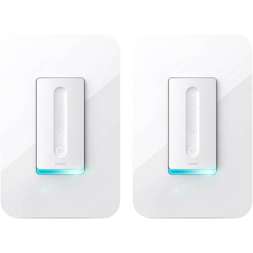 Wemo Wi Fi Smart Dimmer Switch 2 Pack White