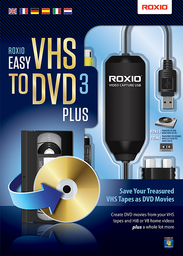 Cerdo intelectual alias Roxio Easy VHS to DVD 3 Plus Windows CORK1Z800F043 - Best Buy