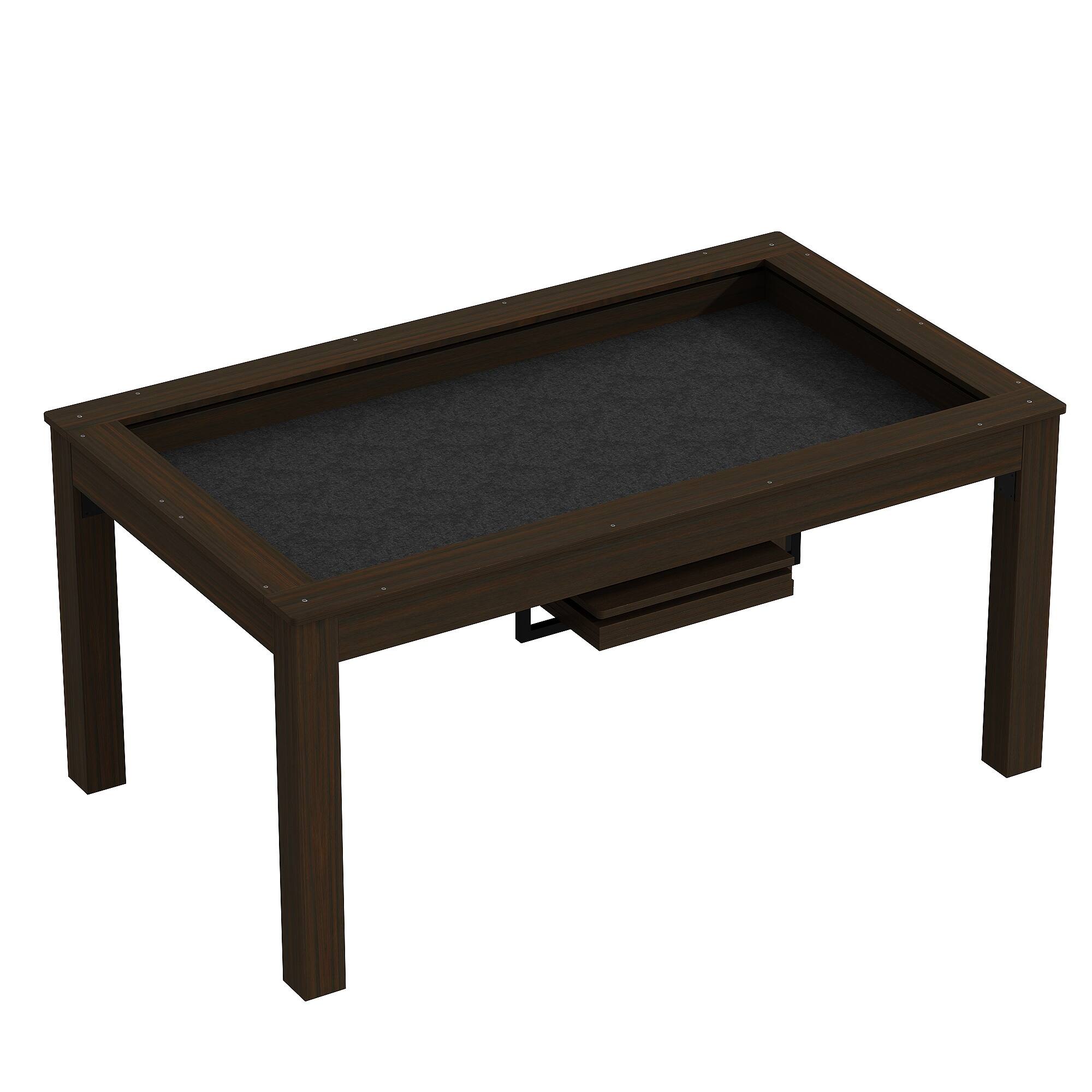 Alt View 10. Famapy - Multi-Purpose Board Game Table for Family Game Night, Dining, Work and Home Entertainment - Dark Walnut.