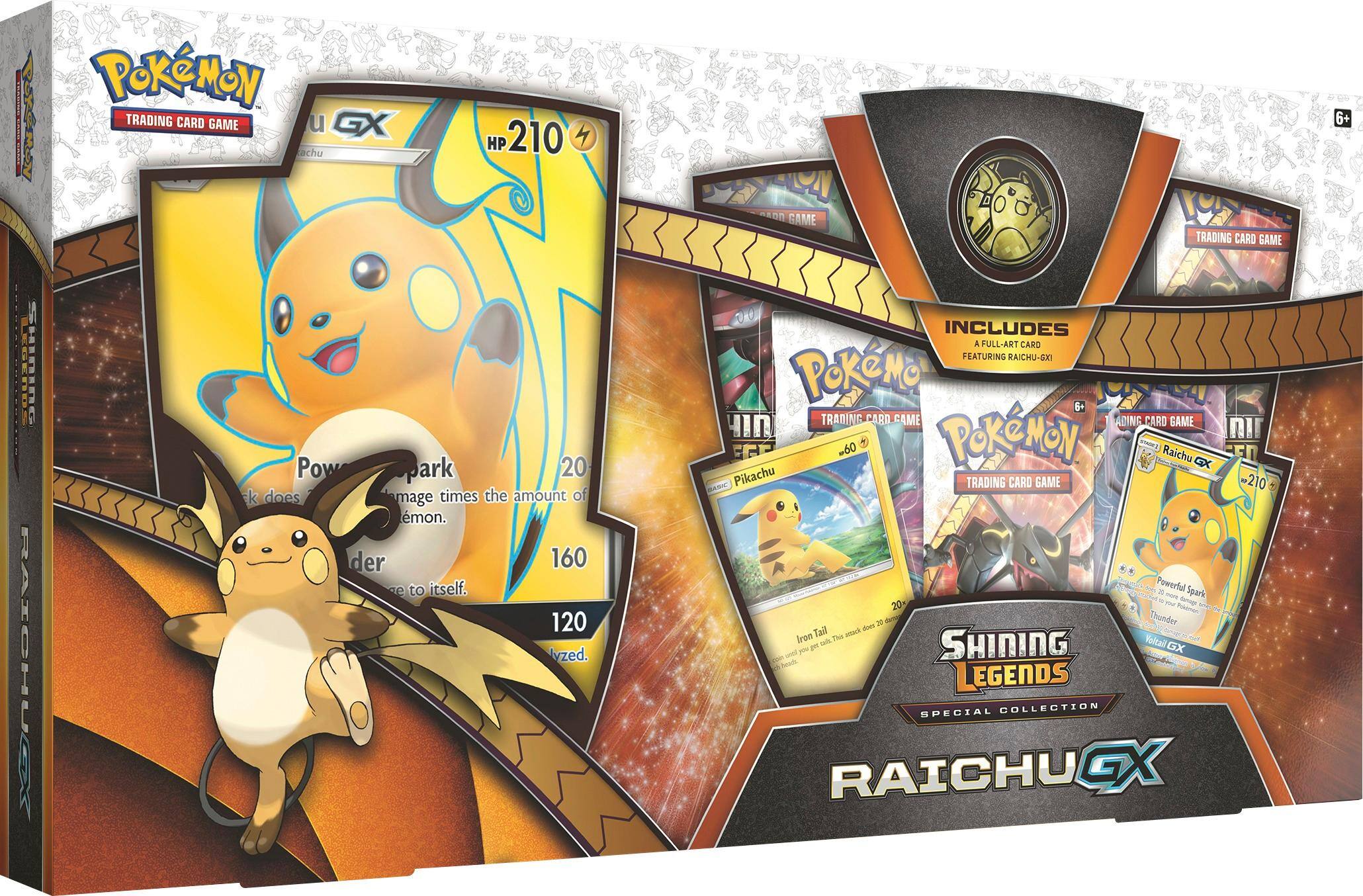 Pokémon Shining Legends Special Collection (Raichu GX) Trading Cards