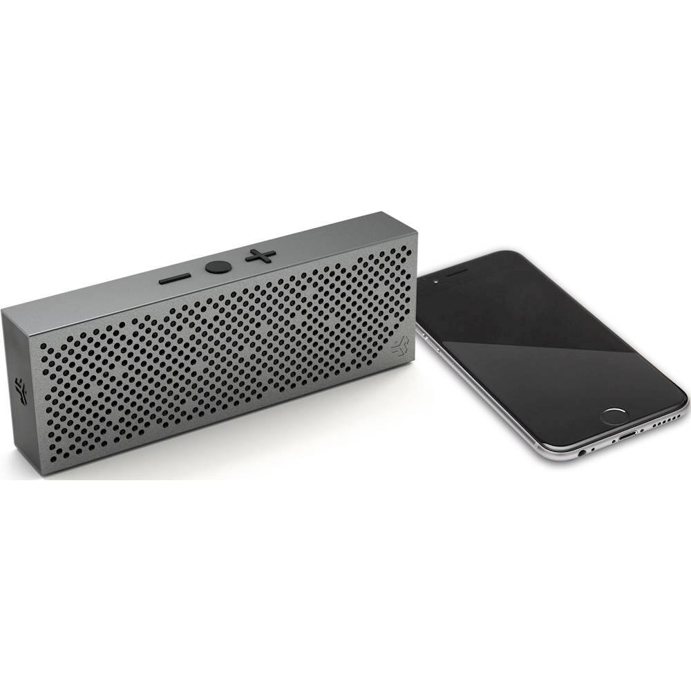 Best Buy JLab Crasher Slim Portable Bluetooth Speaker Gunmetal SBSLIMRGM4