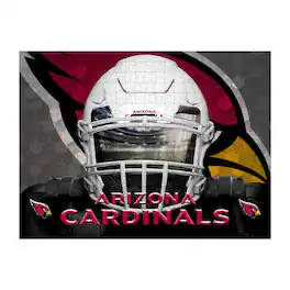Sporticulture - Arizona Cardinals 18" x 24" 3D Facemask Puzzle - Multicolor