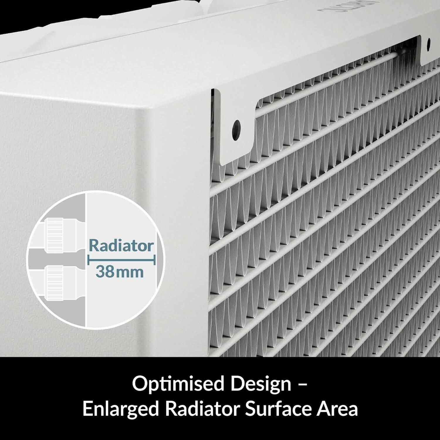NE Radiator 38mm Optimised Design - Enlarged Radiator Surface Area