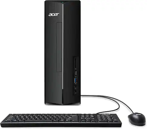 Front. Acer - Aspire XC Desktop Intel Core i5-13400 Intel UHD Graphics 8GB RAM 512GB SSD.