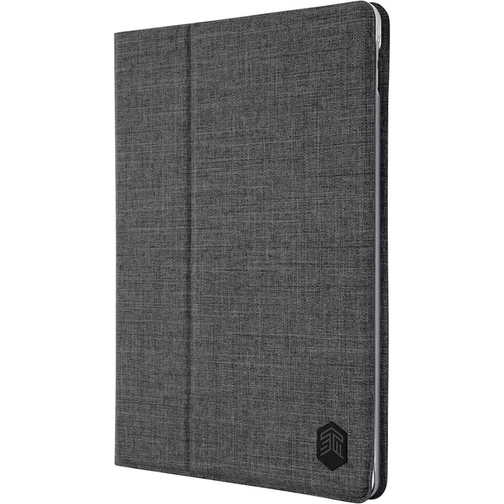 Left View: STM - Atlas Folio Case for Apple® iPad® Pro 10.5" - Charcoal