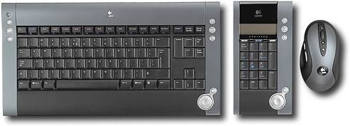 Front Standard. Logitech - Bluetooth Optical Keyboard and Mouse.
