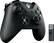 Angle. Microsoft - Wireless Controller + Wireless Adapter for Windows/PC, Xbox One, Xbox Series X, and Xbox Series S - Black.
