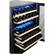Alt View 14. NewAir - 46-Bottle Dual Zone Wine Cooler - Black stainless steel.