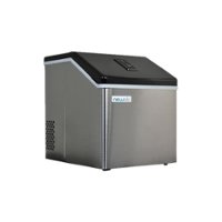 NewAir - 40-lb Clear Ice Maker - Stainless steel - Front_Zoom