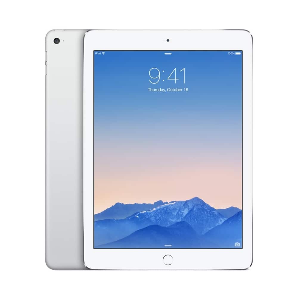 Alt View 11. Apple - Certified Refurbished iPad Air (2nd Generation) (2014) Wi-Fi - 16GB - Silver.
