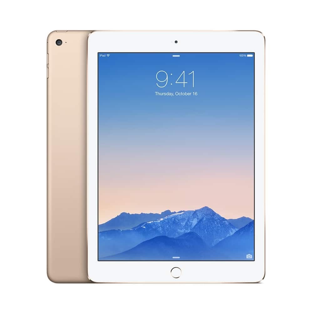 Alt View 12. Apple - Certified Refurbished - Apple iPad Air (2nd Generation) (2014) Wi-Fi - 64GB - Gold.