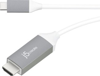 j5create - USB-C to 4K HDMI Cable - Gray - Front_Zoom