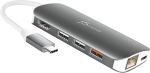 j5create - USB Type-C Multi Adapter - silver - Front_Zoom