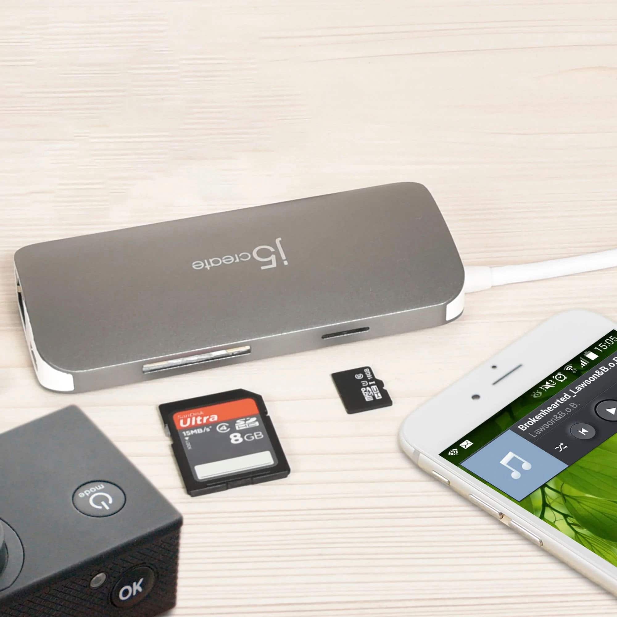 Alt View 14. j5create - USB-C Multi Adapter - silver.