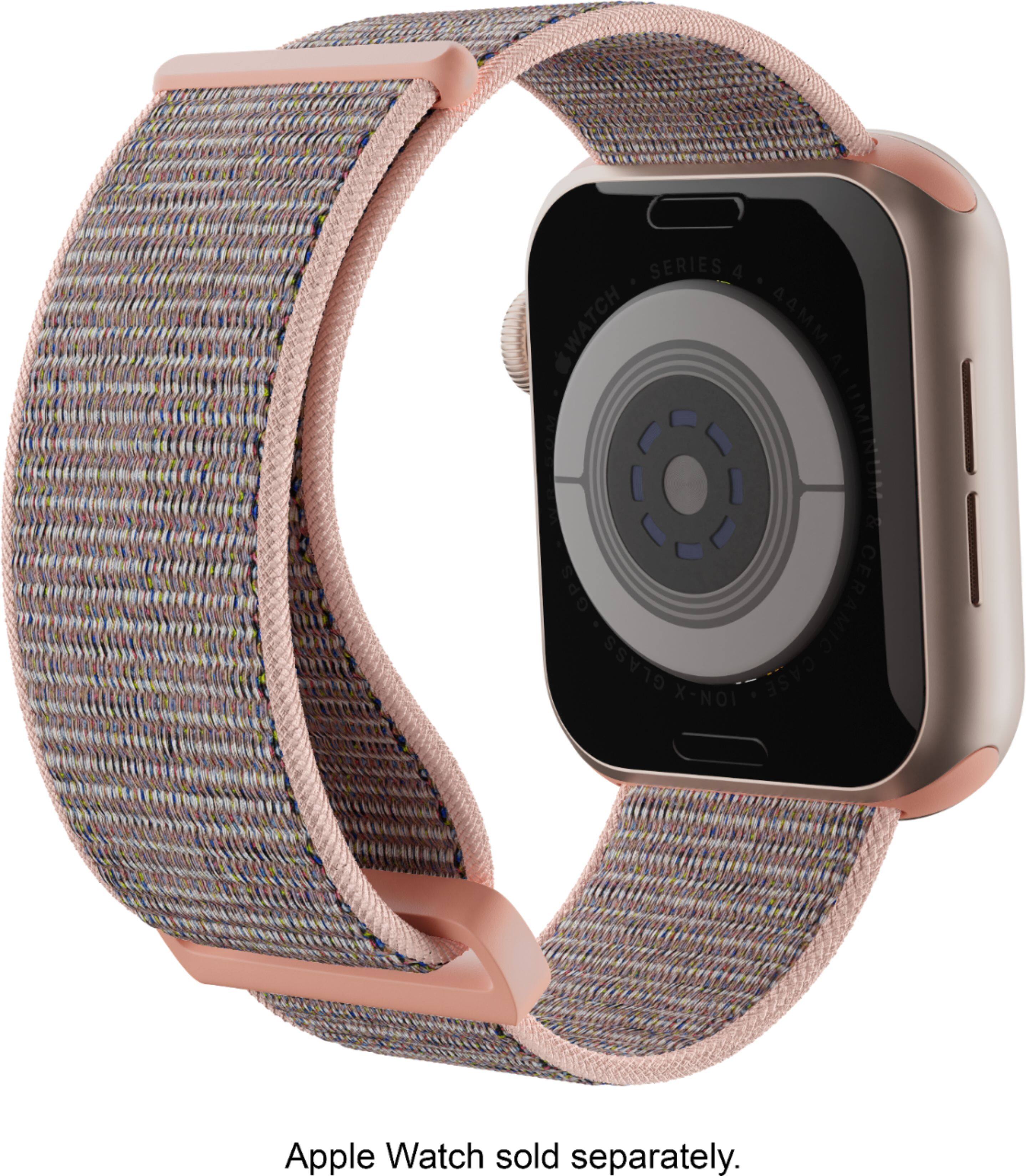 Alt View 16. Modal™ - Active Nylon Watch Band for Apple Watch 38mm, 40mm, 41mm and Apple Watch Series 1-9 - Pink.