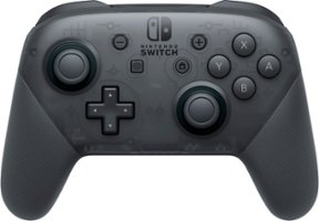 Geek Squad Certified Refurbished Pro Wireless Controller for Nintendo Switch - Black - Front_Zoom