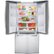 Alt View Zoom 11. LG - 21.8 Cu. Ft. French Door Refrigerator with External Water Dispenser - Stainless Steel.