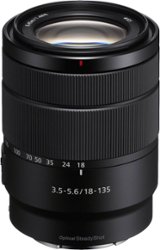 Sony - E 18-135mm f/3.5-5.6 OSS All-in-One Zoom Lens for E-Mount Cameras - Front_Zoom
