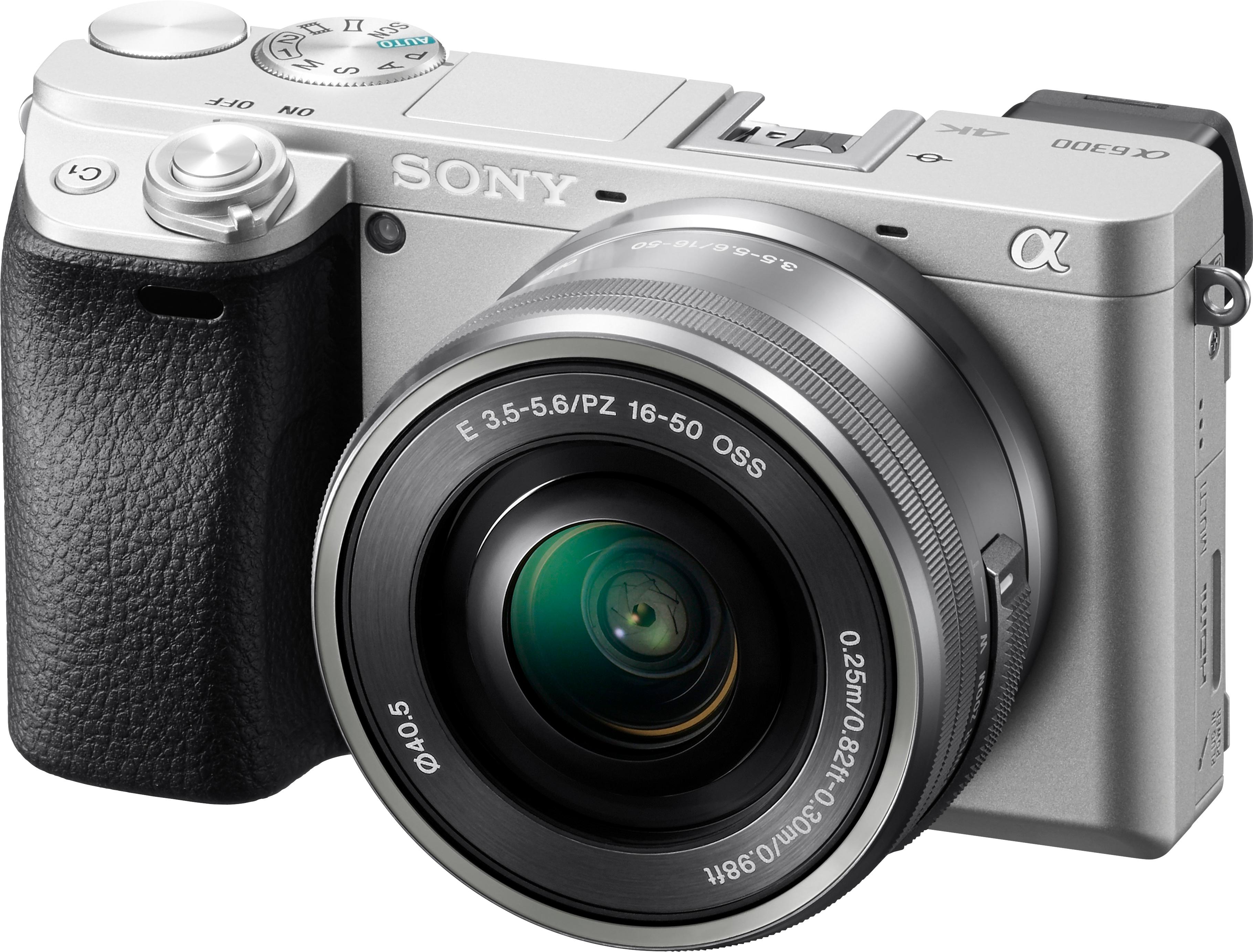Best Buy: Sony Alpha a6300 Mirrorless Camera with E PZ 16-50mm OSS 