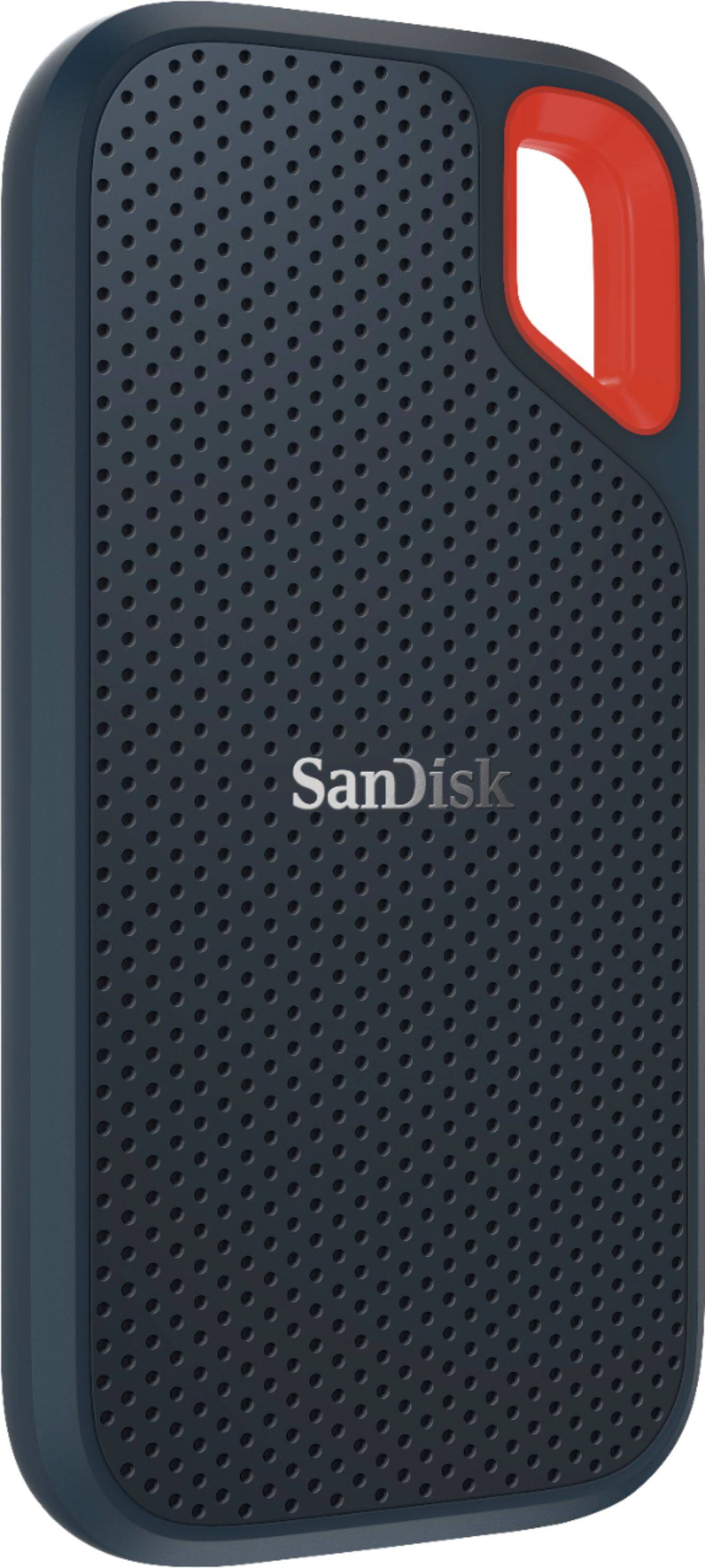 Angle. SanDisk - Extreme Portable SSD 500GB External USB-C Portable SSD.
