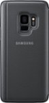 Front Zoom. S-View Cover for Samsung Galaxy S9 Cell Phones - Black.