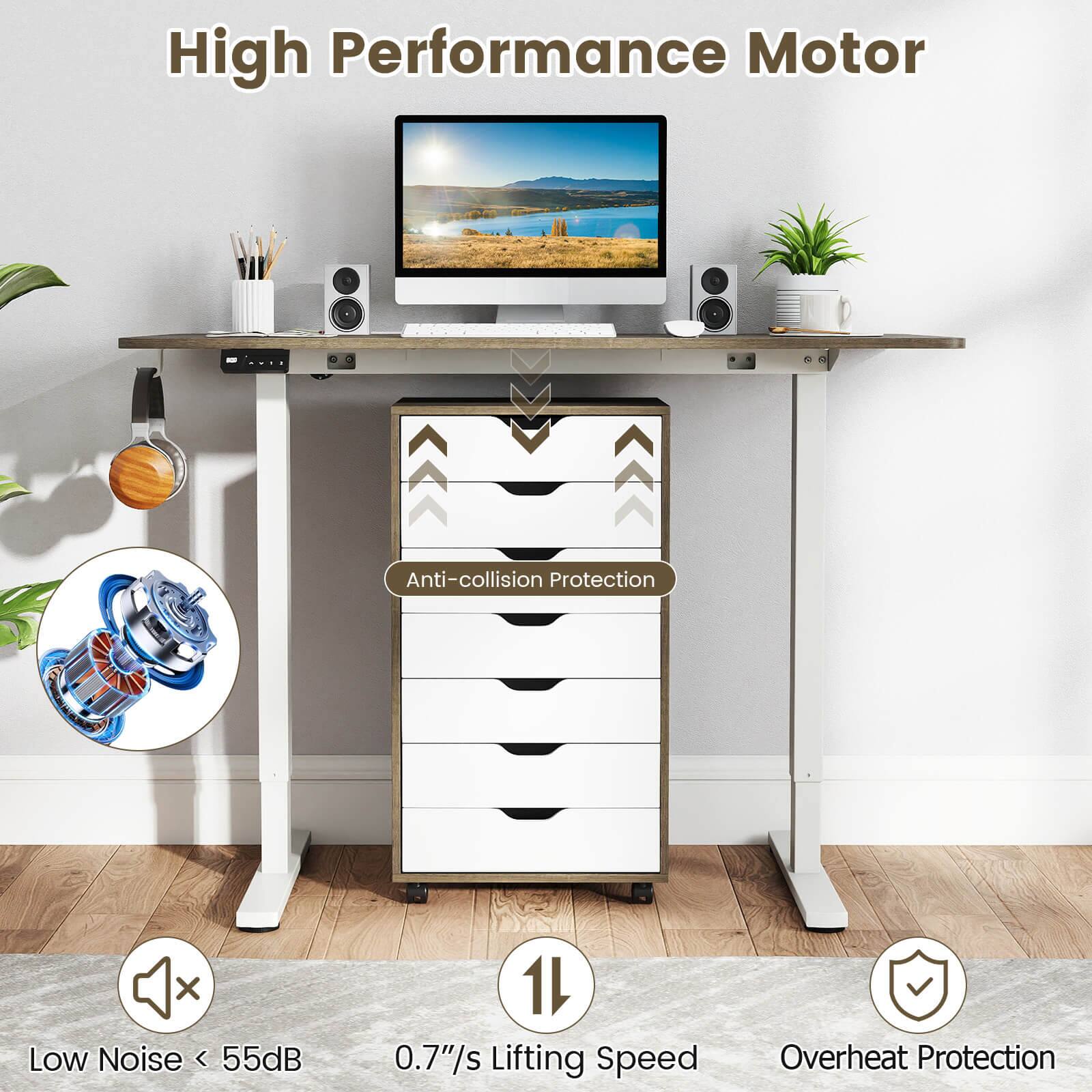 High Performance Motor

- Anti-collision Protection
- Low Noise < 55dB
- 0.7"/s Lifting Speed
- Overheat Protection