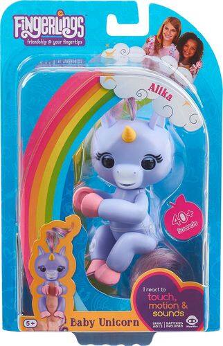  WowWee - Fingerlings Baby Unicorn Alika - Purple