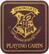 Front. Harry Potter - Playing Cards - Brown/Gold.