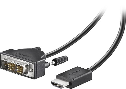 Insignia™ 6' DVIDtoHDMI Cable Black NSPI06502 Best Buy