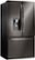 Angle Zoom. LG - 29.6 Cu. Ft. French Door-in-Door Smart Wi-Fi Enabled Refrigerator - Black Stainless Steel.