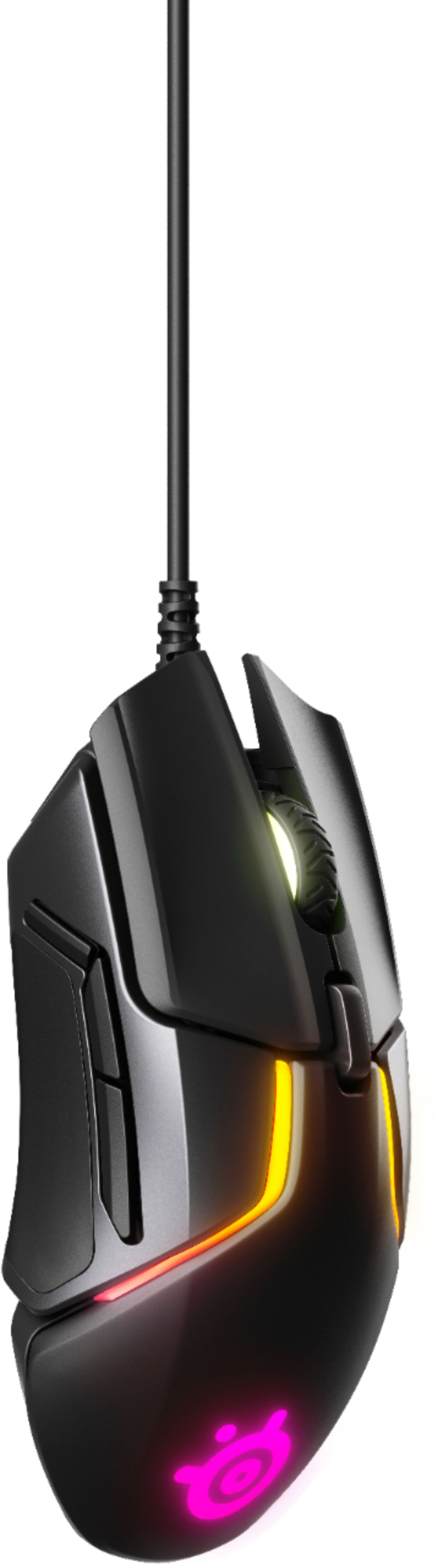 Angle View: SteelSeries - Rival 600 Wired Optical Gaming Mouse with RGB Lighting - Black