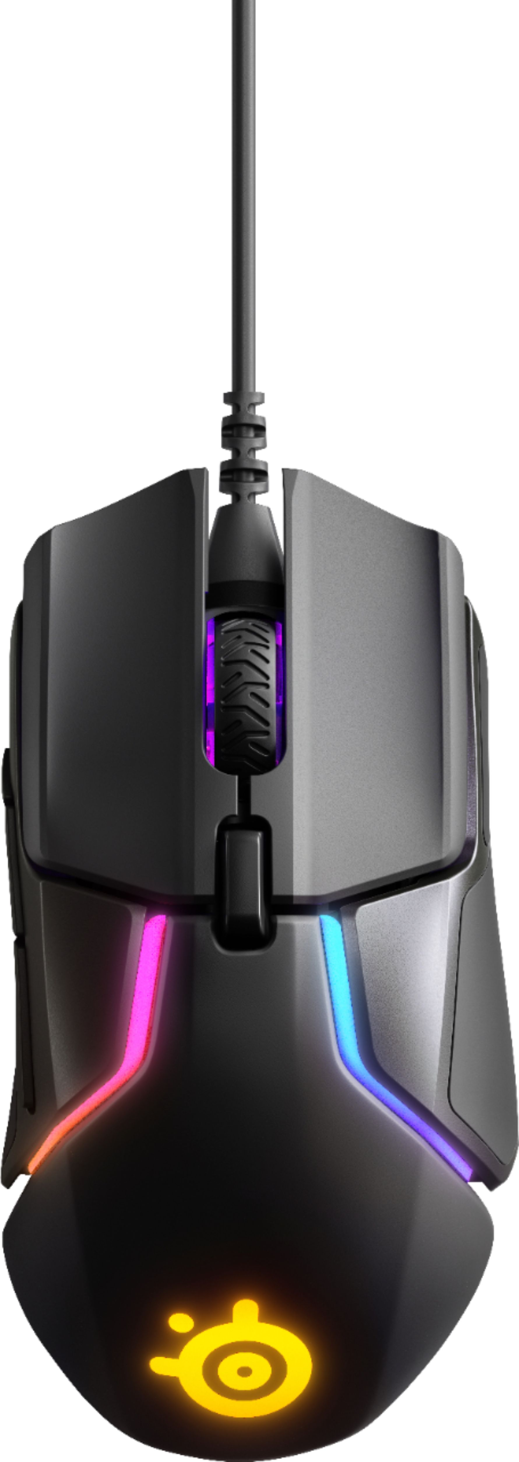 SteelSeries - Ratón óptico para juegos con cable Rival 600 con iluminación RGB - Negro