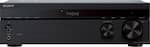Front. Sony - STRDH190- 2-Ch. Stereo Receiver with Bluetooth & Phono Input for Turntables - Black.