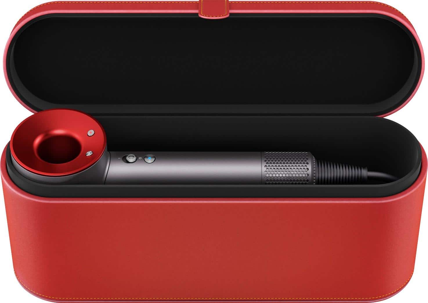Alt View 12. Dyson - Supersonic Limited Edition Hair Dryer with Storage Case - Iron/Red.