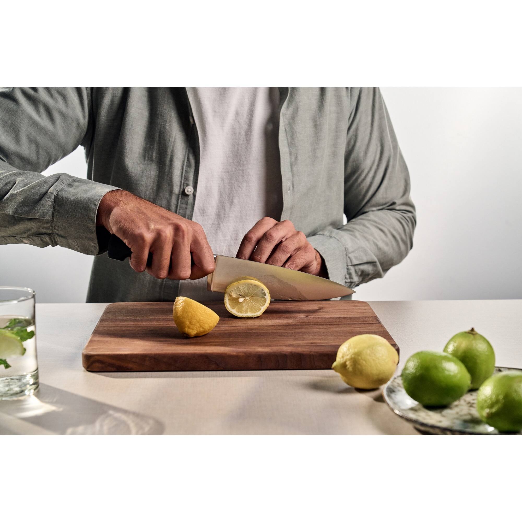 Alt View 4. ZWILLING - ZWILLING Four Star 7-inch Chef's Knife - Stainless Steel.