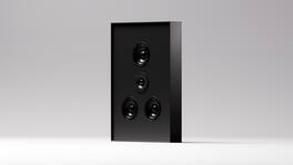 Gallo Acoustics - Profile3 2-Way 100W Slim On-Wall Speaker – Single - Black