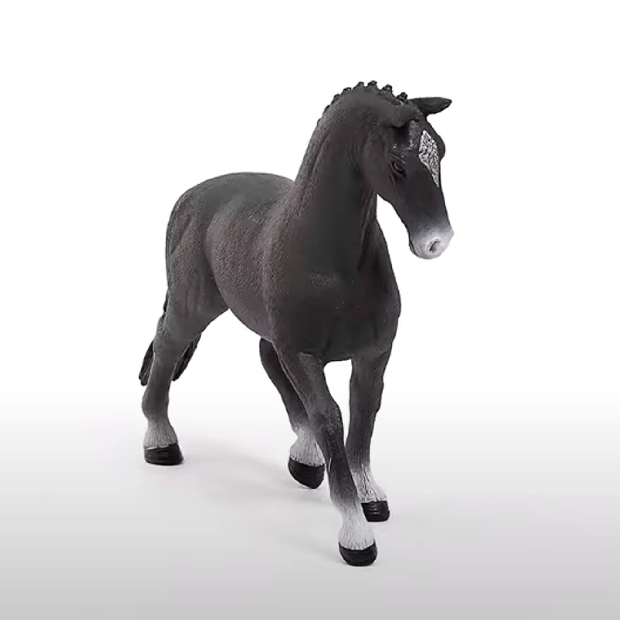 Alt View 2. Schleich - Schleich Hanovarian Mare Figure | 5.4 x 1.3 x 4.2 Inches - Grey.