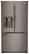 Front. LG - 24.0 Cu. Ft. Counter-Depth French Door Refrigerator.