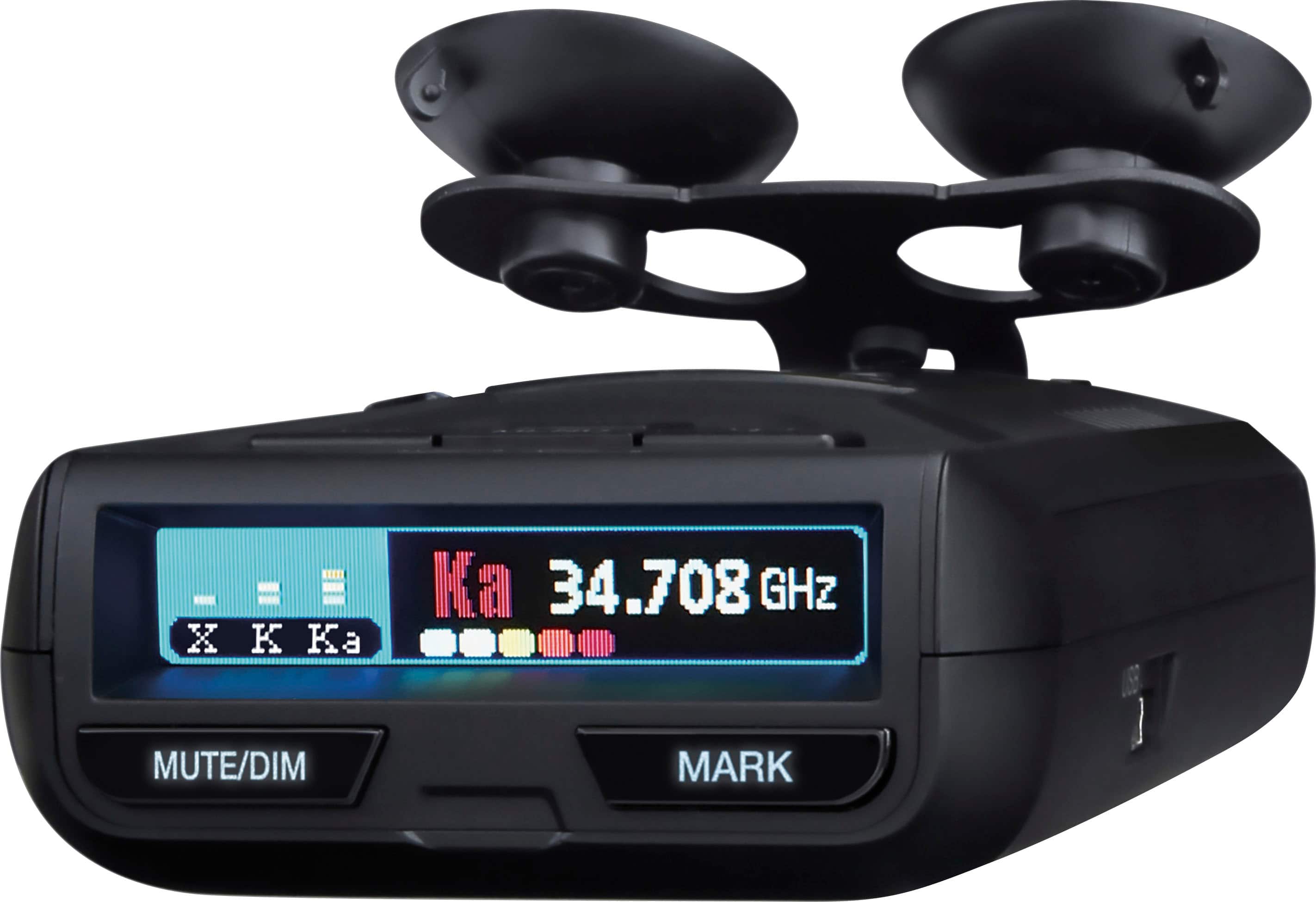 Left. Uniden - R3BLK DSP Long Range Radar and Laser Detector Detector - Matte Black.