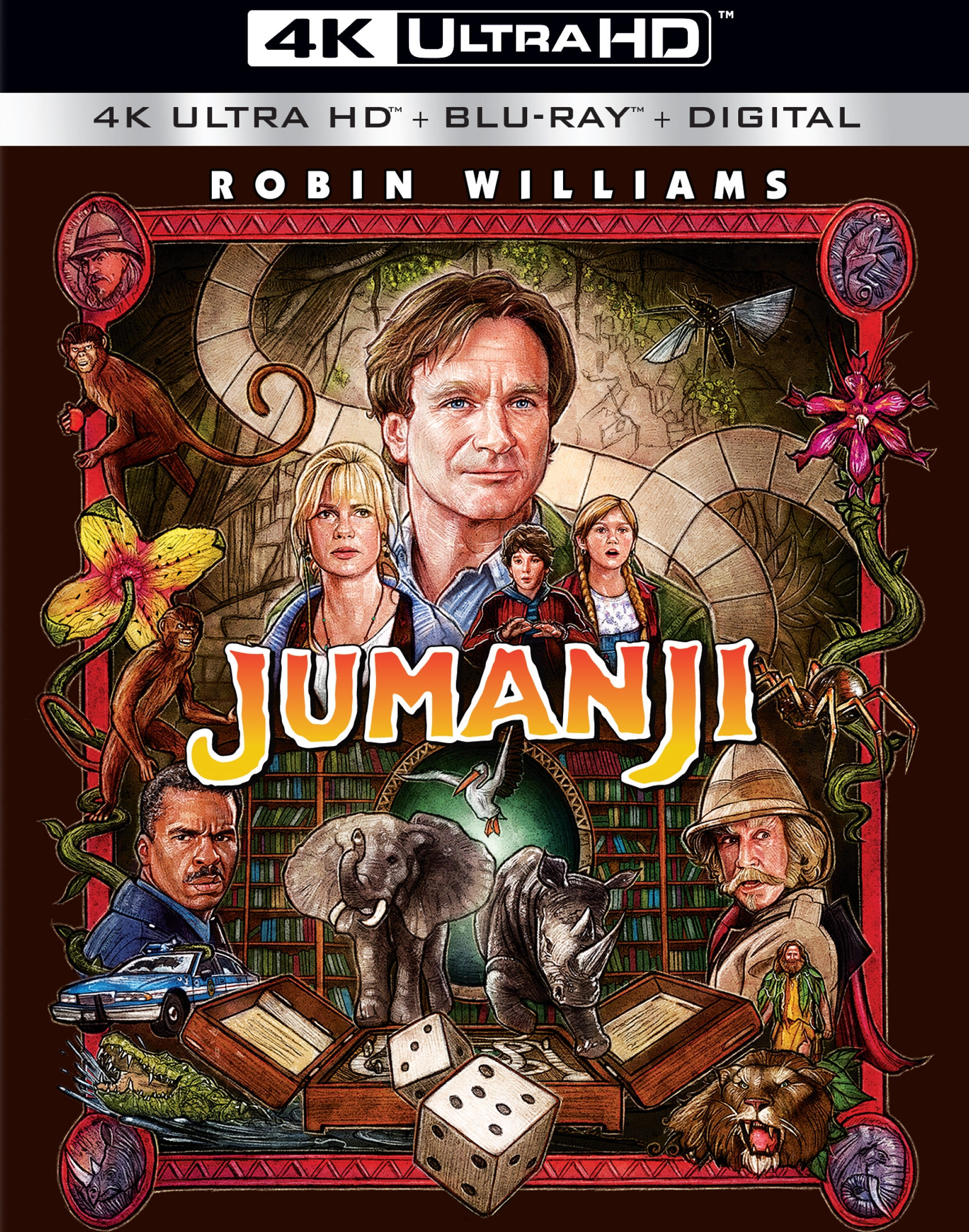 Jumanji En La Selva Blue Ray Spanish translation DVD