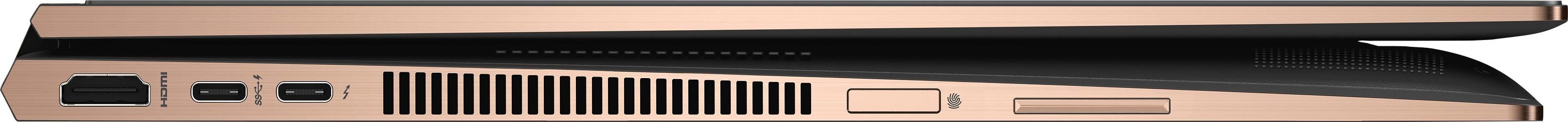 Alt View 15. HP - Spectre x360 2-in-1 15.6" 4K Ultra HD Touch-Screen Laptop - Intel Core i7 - NVIDIA GeForce MX150 - 512GB SSD.