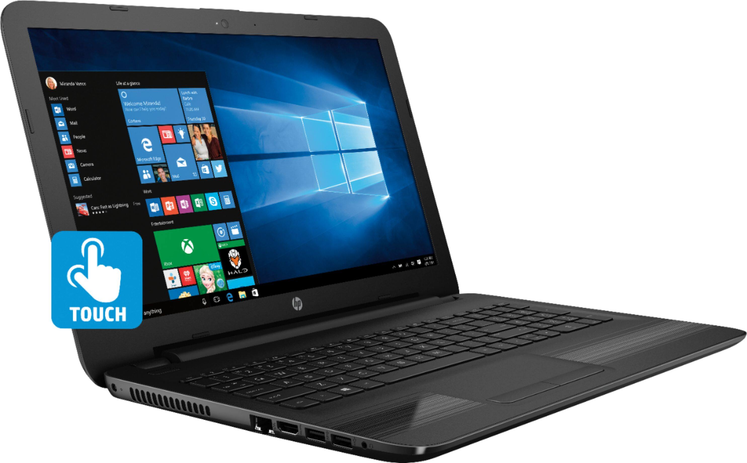 Alt View 12. HP - 15.6" Touch-Screen Laptop - Intel Core i5 - 8GB Memory - 1TB Hard Drive - HP Finish In Jet Black.