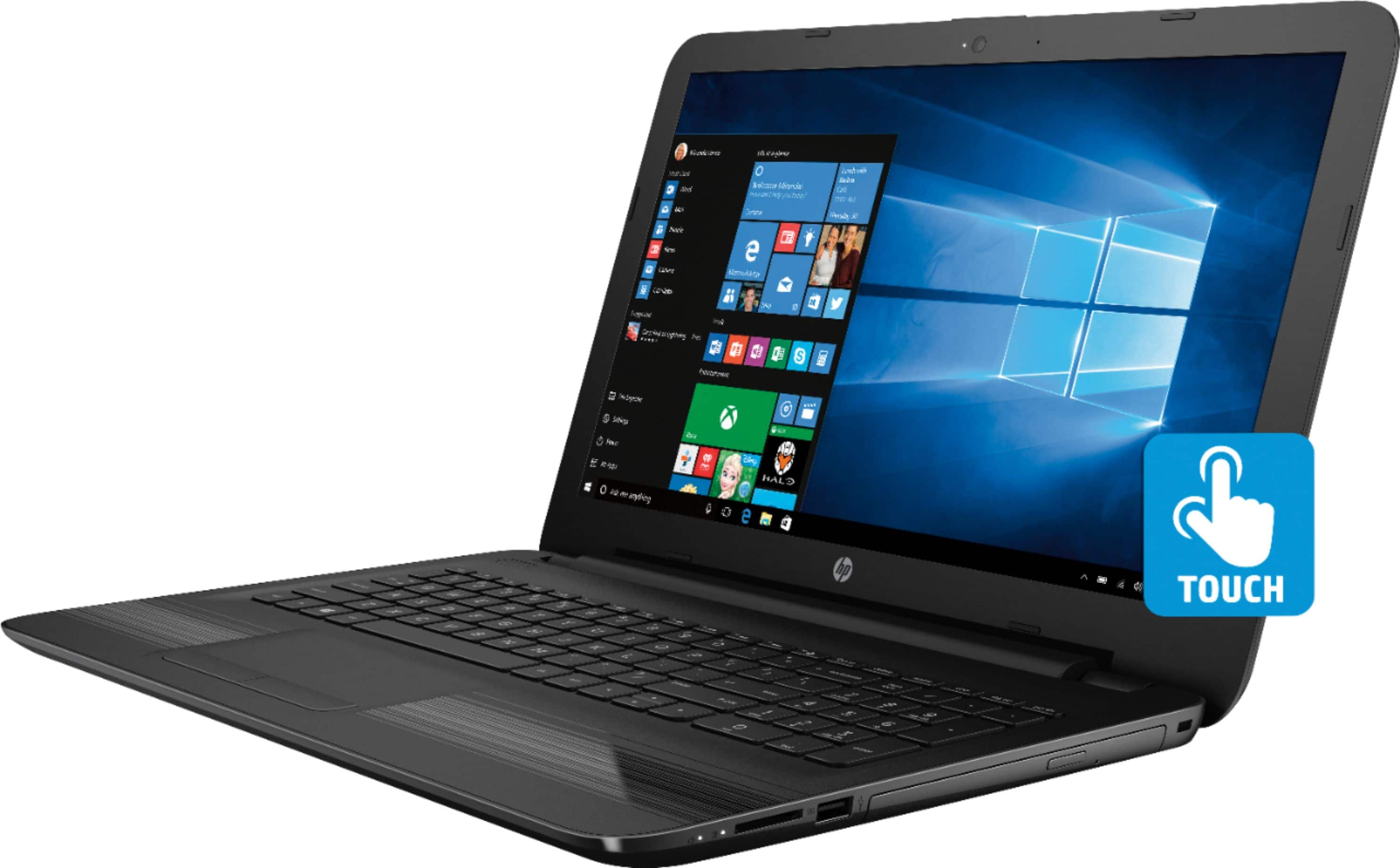 Alt View 13. HP - 15.6" Touch-Screen Laptop - Intel Core i5 - 8GB Memory - 1TB Hard Drive - HP Finish In Jet Black.