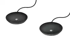 Alt View 11. Logitech - Expansion Microphones for Logitech GROUP Conference System - Black.