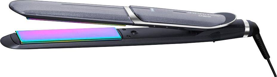 Angle. Infiniti - Pro by Conair CS207N Rainbow Ceramic Hair Straightener - Black.