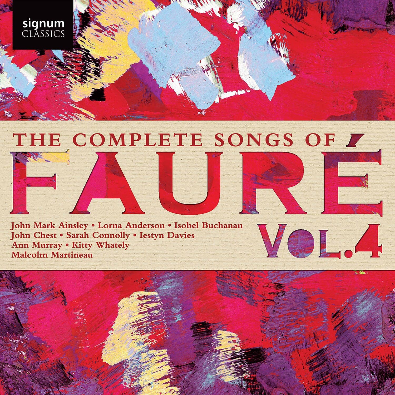 Faure - Complete Songs Faure 4  - COMPACT DISCS